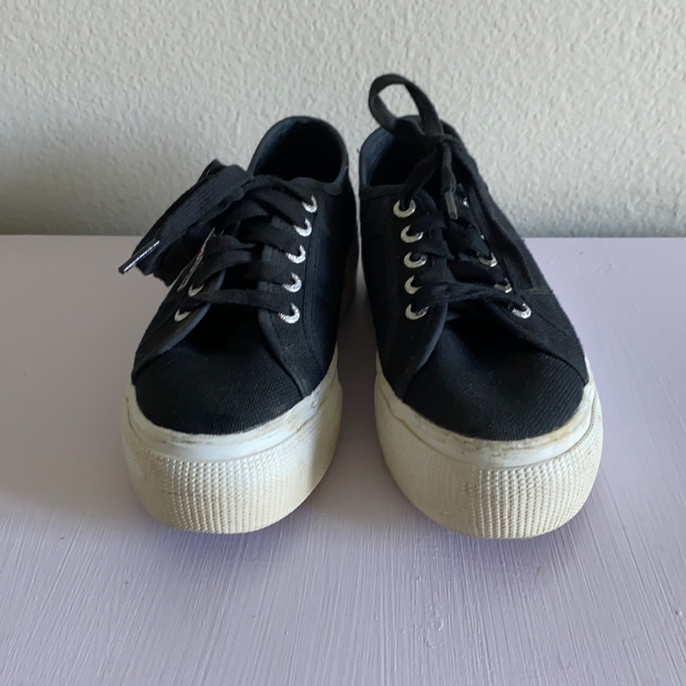 Superga Platform Sneaker - Black